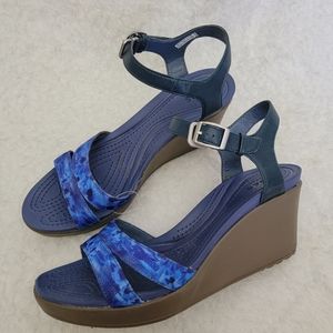 CROCS Blue Sandals size 10